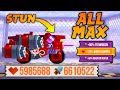 C.A.T.S MOST OP MACHINE EVER - MAXING TRANQUILIZER GUN - ALL MAX - Crash Arena Turbo Stars