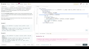 LeetCode April Daily - Day 21. 879. Profitable Schemes