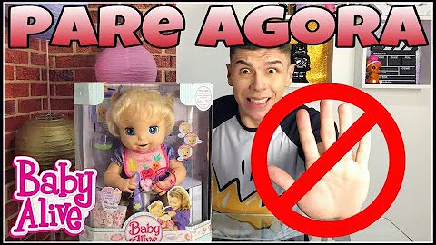 Qual Baby Alive pode comer?