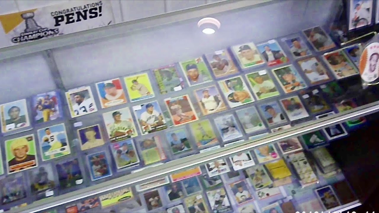 BUYING BASEBALL CARDS IN ANTIQUE MALLS YouTube