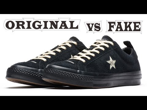 converse one star original vs fake