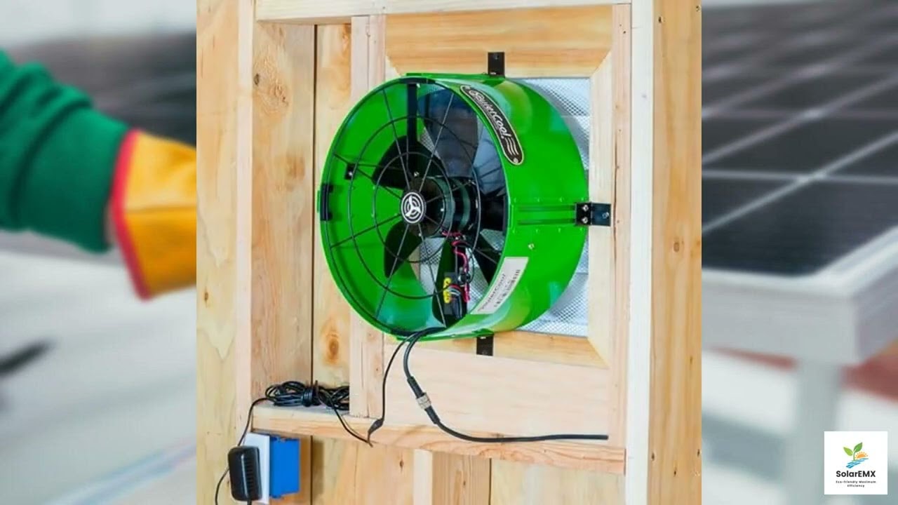 Review - QuietCool AFG SLR-40 Solar Attic Fan for Gable Vents