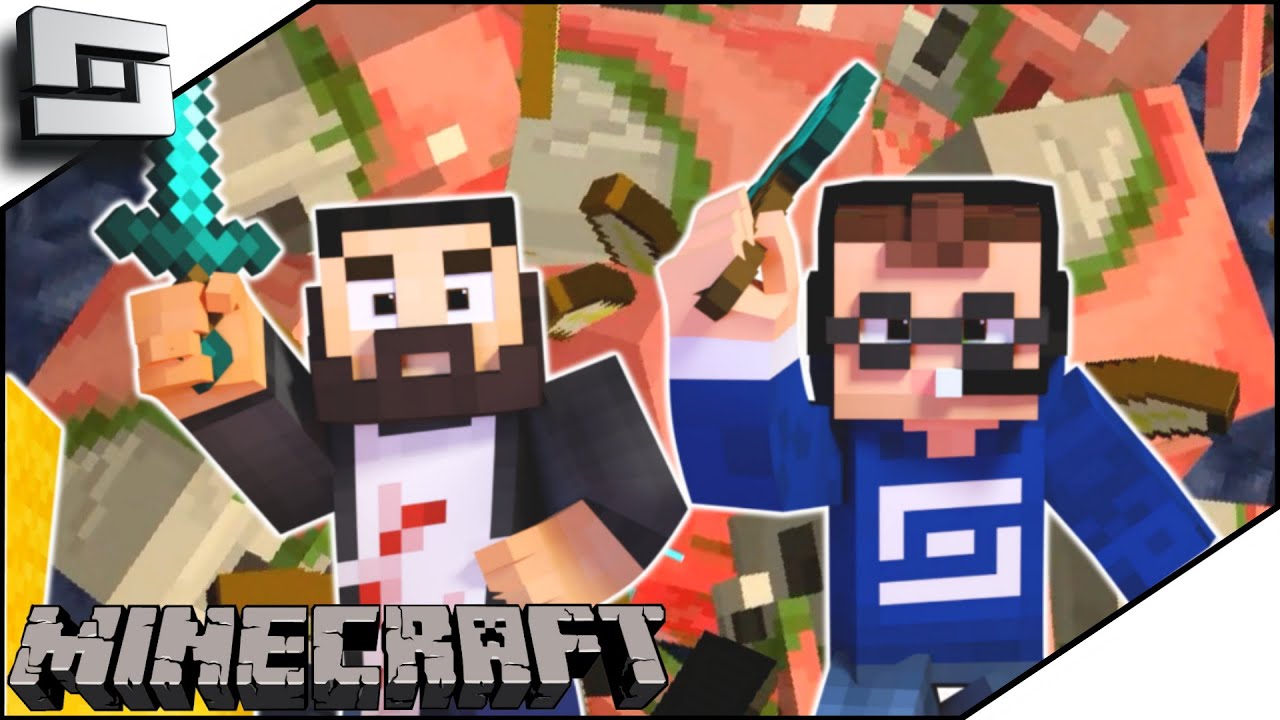 Surrounded By Angry Pigmen In Minecraft CTM w/ Vintage Beef! E21