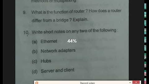 BCA 5TH SEM COMPUTER NETWORKING QUES  2018