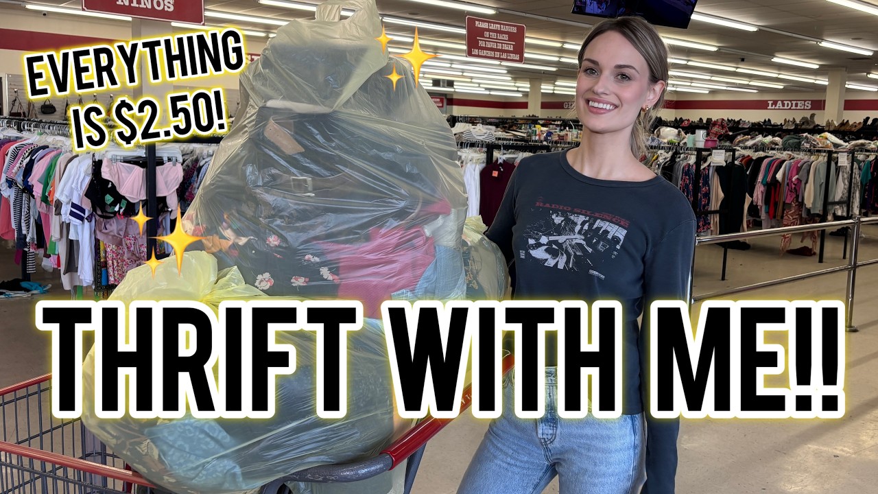 SO Many Great Finds for $2.50! Thrift With Me For Items to Flip on Poshmark for a GREAT Profit $$