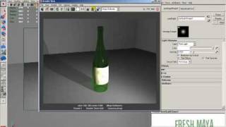 Fresh Maya Tutorial:  Wine Bottle (Part 3)