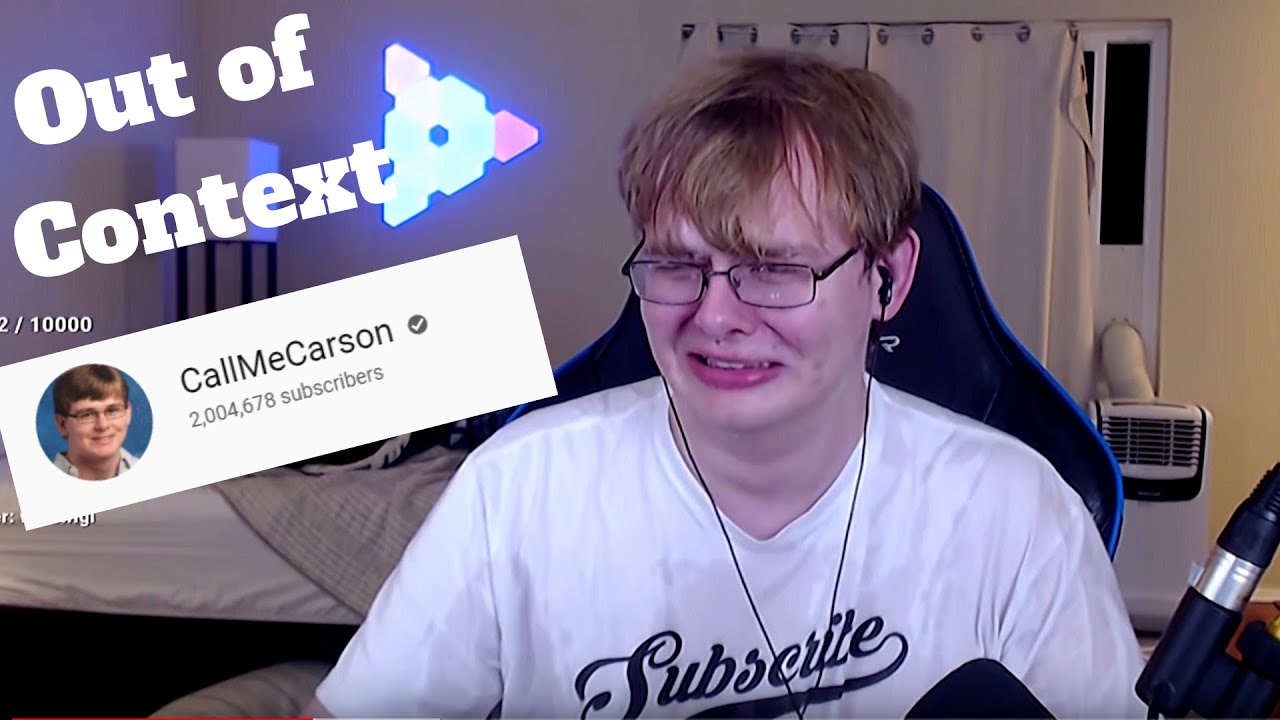 CallMeCarson moments without context