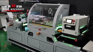 Daba intermittent flexo printing screen printing machine#flexografia #silkscreenprintingmachine