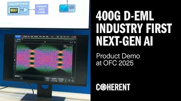 Coherent | 400G Differential Electro-absorption Modulated Laser (D-EML) at OFC 2025