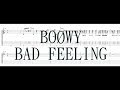 BOØWY - BAD FEELING ［Guitar & Bass Tab］