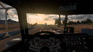1 minute of relaxation in American truck simulator! Nvidia GTX1060 FULL HD!