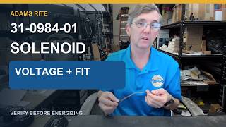 Adams Rite 31-0984-01 Solenoid: Voltage and Applications