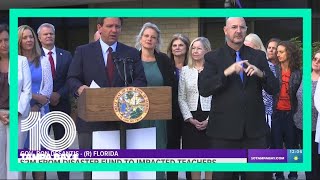 DeSantis awards $2 million from the Florida Disaster Fund to teachers impacted by Hurricane Ian