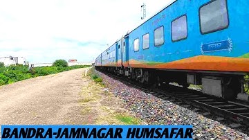 THE POWER OF VATVA ALCO || BANDRA TERMINUS-JAMNAGAR HUMSAFAR CRAZY SPEED GOING TOWRDS RAJKOT JN.