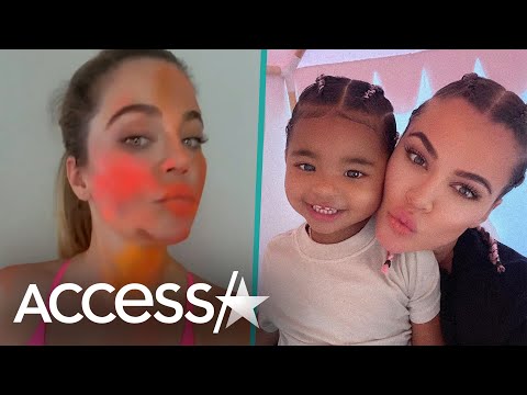 Khloé Kardashian Gets Colorful Makeover By Daughter True