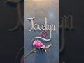 Jocelyn ❤️ Satisfying sand art &amp; relaxing calligraphy ASMR #calligraphy #satisfying #art #jocelyn