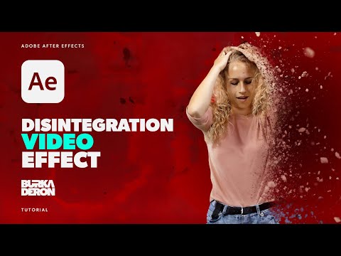 Disintegration Effect Tutorial in Adobe After Effects No Plugins