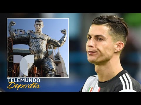 Crean una enorme estatua robot de Cristiano Ronaldo | Telemundo Deportes
