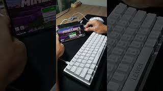 MAIN MINECRAFT BEDROCK MENGGUNAKAN KEYBOARD DAN MOUSE #minecraft