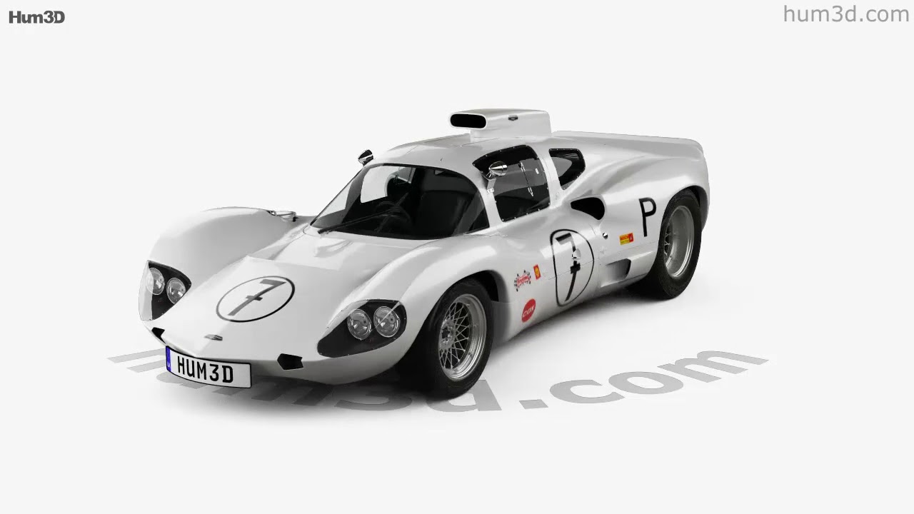 Chaparral 2D レースカー 1966 3Dモデル - ダウンロード Sports car