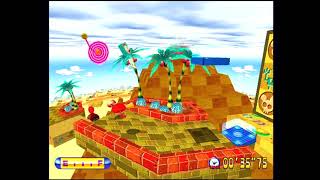 Ancient 3 in 010065 - Super Magnetic Neo
This level is the only altered level between the Japanese and international releases. Theres a very precise momentum-based jump you need to do off of a mummy enemys head towards the end of the JP version, whereas you just go straight to the next platform in the other releases, saving around 2 or more seconds. Heres a comparison of the change: https://twitter.com/Otonyshi/status/1117214575340998661
Sub 1 minute is doable on JP, and super doable on other versions assuming the load and retry cycles are the same.
Recorded April 18th 2019 Ancient 3 in 010065 - Super Magnetic Neo