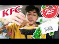 Testing KFC & PIZZA HUT Christmas Menu!