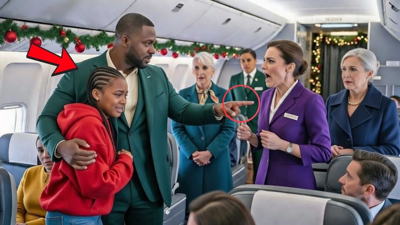 Девочку задержали в аэропорту на Рождество — шок, когда приехал отец-миллиардер в ярости!!