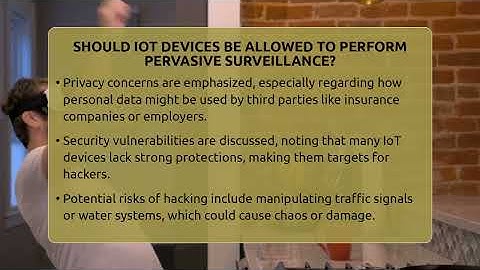 Should IoT Devices Be Allowed To Perform Pervasive Surveillance? - Talking Tech Trends