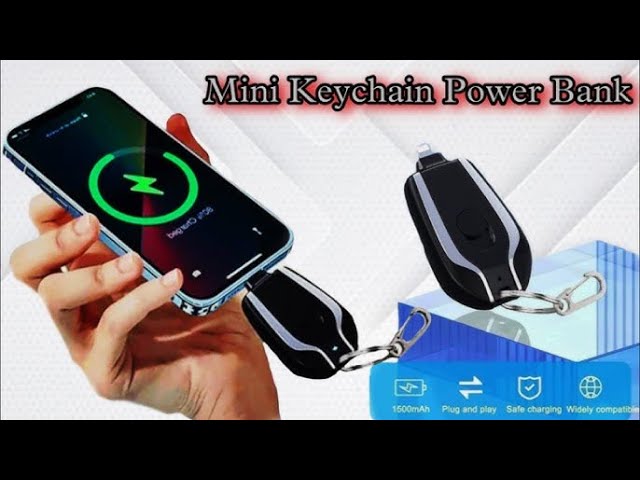 Innotech Power Fob Upgraded Version,Portable Mini Power Bank,Portable  Emergency, Keychain Phone Charger,Battery Pack,Power Pod for  iPhone,Android. 