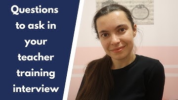 QUESTIONS to ASK at your teacher TRAINING or PGCE interview | Example questions | PGCE or SCITT