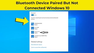 bluetooth device paired but not connected windows 10 |bluetooth speaker paired but not sound - fix