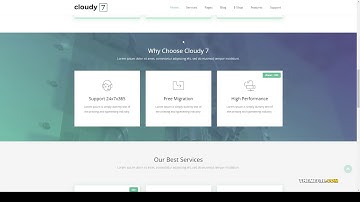 Minami 7 - Hosting Service and WHMCS WordPress Theme cloud template