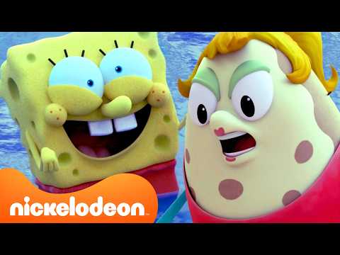 ساعة من وقوع سبونج بوب في المشاكل في معسكر كورال 🪼 | كامب كورال | Nickelodeon Arabia