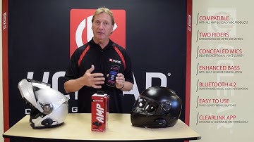 Amp Bluetooth Helmet Audio System from UCLEAR Digital