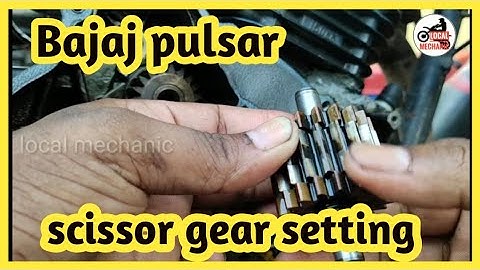 pulsar scissor gear load setting|local Mechanic