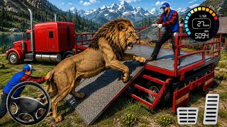 Animal cargo track driving simulator 3D game - animal transport cargo track 2026 - android gameplay