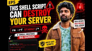 This Shell Script Can Destroy Your Server (Real DevOps Mistake)