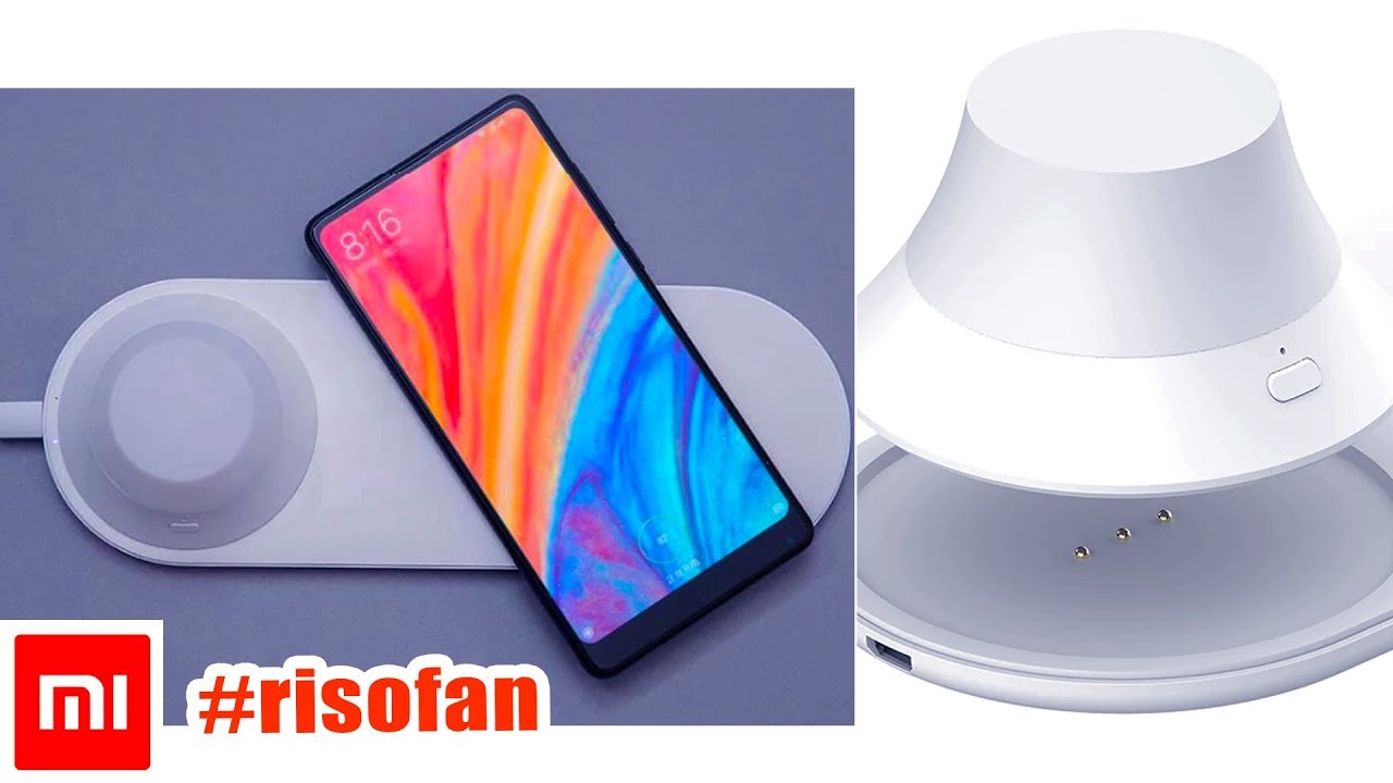 xiaomi wireless charger with led night light
