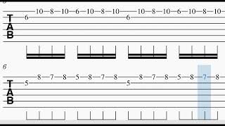 NEOCLASSICAL STYLE PEDAL TONE LICK IN A minor + TAB