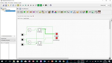 control de invercion de giro de un motor DC creada en myopenlab