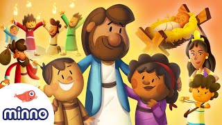 Non-Stop Bible Stories for Kids! | Minno Laugh and Grow Bible for Kids