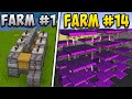 I built every mega farm in hardcore minecraft