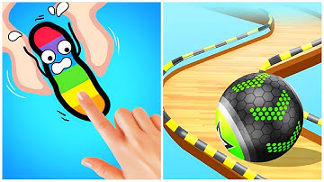 Help Me Tricky Puzzle vs Going Balls ASMR Satisfying GamePlay Walkthrough Android - iOS