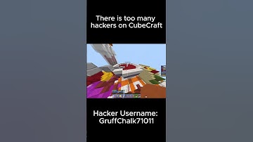 Hacker on CubeCraft Eggwars. This game is just unplayable. Hacker Username: GruffChalk71011 #shorts