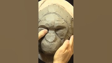 Amazing work with clay and make monkey 🐒#shorts #shortvideo #sculpt #sculpture #art #youtube