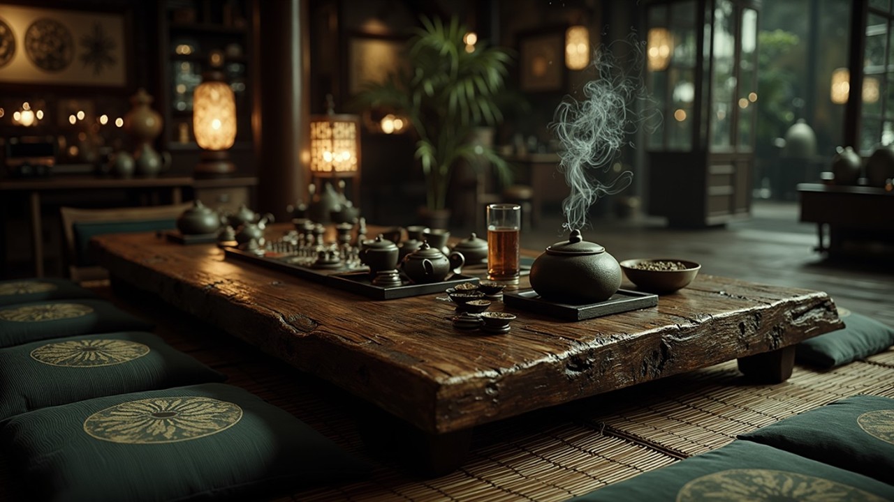 Традиционная азиатская музыка ~ Музыка дзен-чайной церемонии для глубокого расслабления