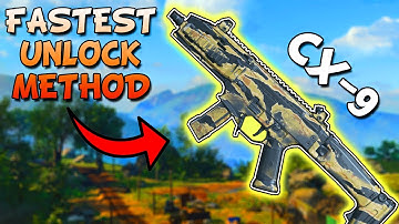 How I Unlocked The NEW CX-9 SMG in Under 20 Minutes In Warzone!