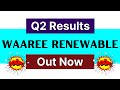 Waaree renewable q2 results • Waaree renewable q2 results 2026 • Waaree renewable share latest news