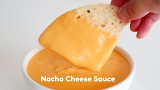 EASY \& SIMPLE NACHO CHEESE SAUCE RECIPE | READY IN 10 MINUTES!