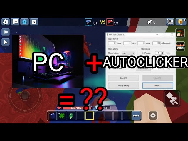 USEI AUTO CLICKER E CONSEGUI MUITAS COISAS → Roblox Combo Clickers 📱🎮 